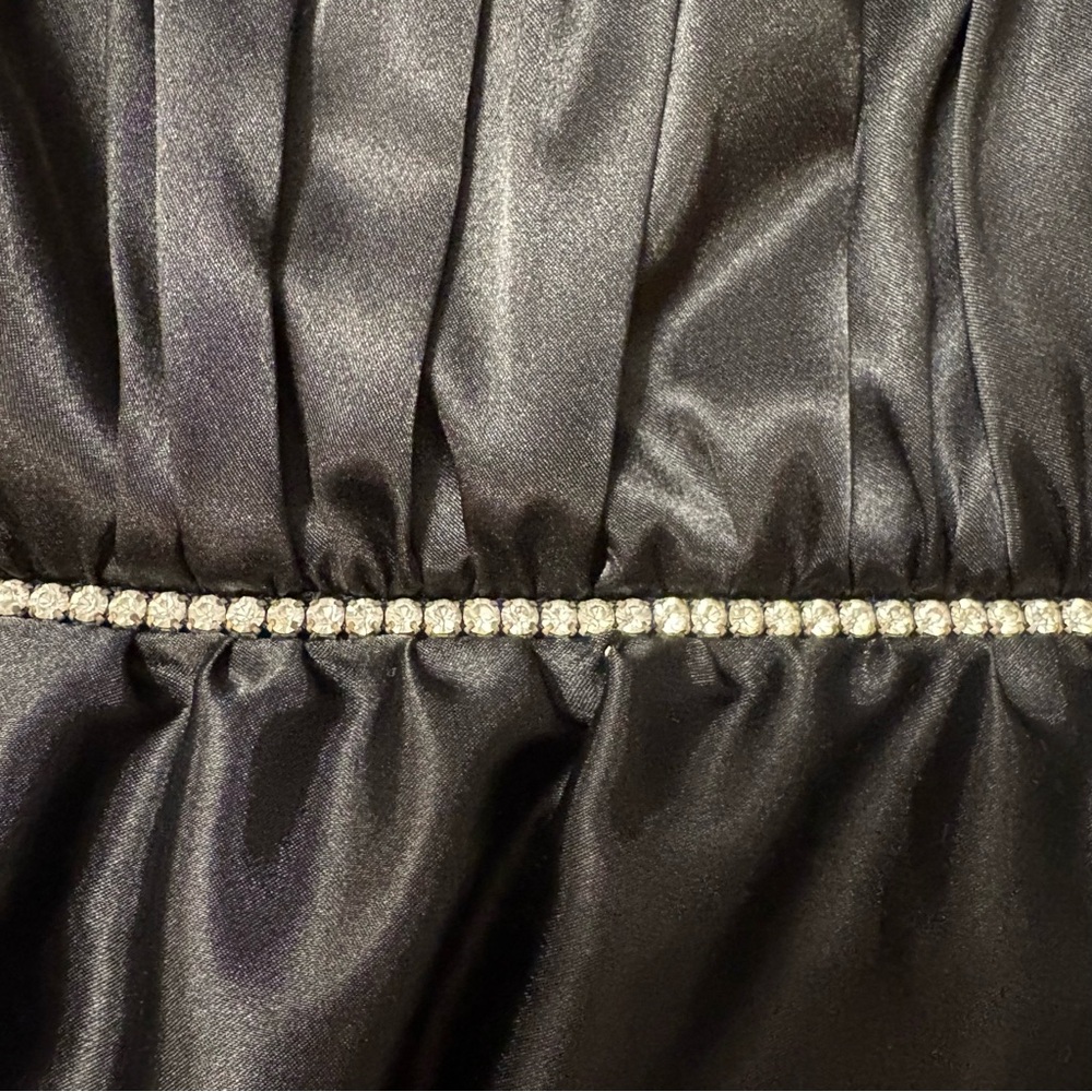 Vintage Jessica McClintock Gunne Sax 90s Rhinestone Babydoll Bubble Hem Dress 11 - Picture 5 of 8